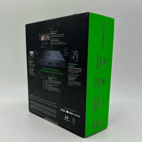 NEW Razer Ripsaw HD Game Streaming Capture Card: 4K Passthrough, 1080P 60FPS Rec - Picture 6 of 15